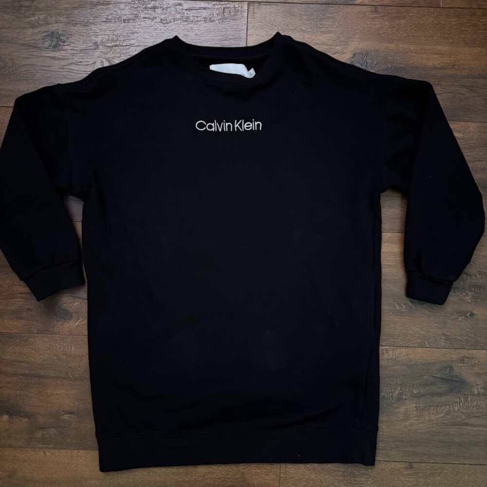 Calvin Klein Womens Sweatshirt Dress
